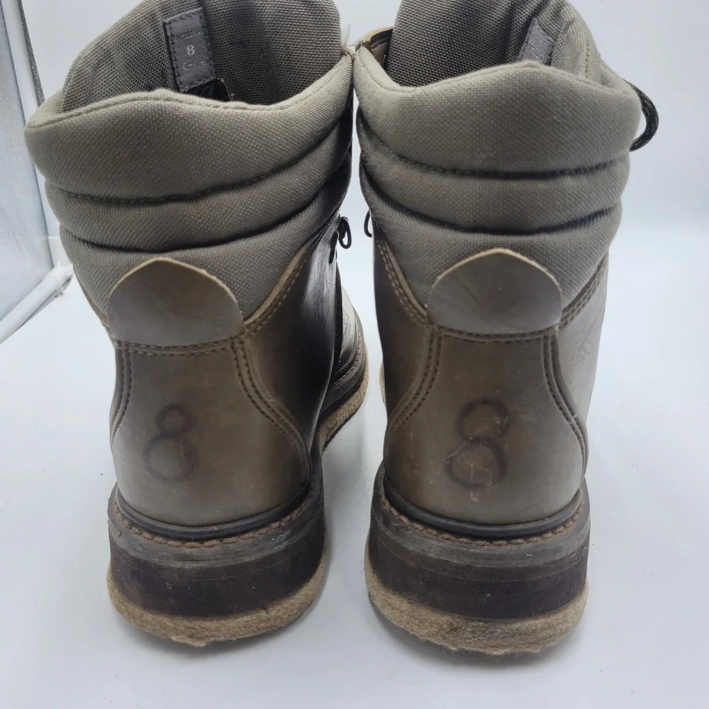Simms Mens Leather Wading Boots Brown Felt Sole‎ Fly Fishing Size 8 Gorpcore